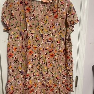 4X1 EVRI Floral Blouse - Multicolor